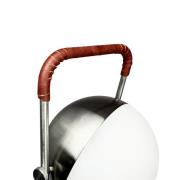 Dyberg Larsen LED-bordlampe Mova, bordeaux, IP44