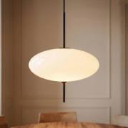 Lindby hængelampe Hikari, Ø 30 cm, hvid, glas, E14