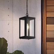 Udendørs hængelampe Alamonte 1, sort, længde 15 cm, metal