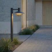 Lucande LED-gadelampe Montaro, 100 cm, antracit