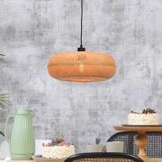 GOOD & MOJO Hængelampe Palawan, natur, Ø 40 cm, bambus, E27