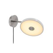 UMAGE LED-væglampe Asteria Short, grå, stål, stik