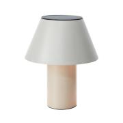 LED-bordlampe Vivo, grå, IP44, højde 30 cm, dæmpbar