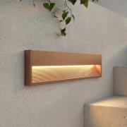 Lucande LED-vægindbygningslampe Trevin, 60 cm, IP65, aluminium