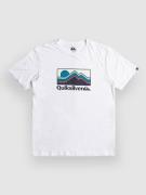 Quiksilver Gradient Mountains T-shirt hvid