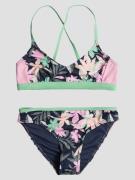 Roxy Ilacabo Active Athletic Kids Bikini Set blå