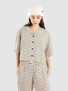 Quiksilver Dad Crop Fit Cotton Skjorte mønster