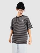Empyre Rickie Green Striped T-shirt sort