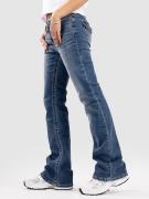 True Religion Becca Mid Rise Boot Cut Flap Jeans blå