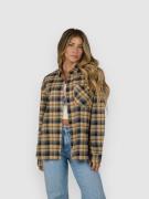 Salty Crew Shore Break Flannel Skjorte brun