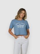 Salty Crew Even Keel Crop T-shirt blå
