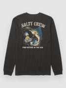 Salty Crew Big Bill Kids Longsleeve T-Shirt sort