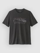 Patagonia Cap Cool Trail - Stratapeaks T-shirt sort