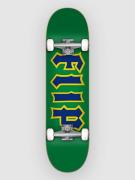 Flip Cancelled Green 7.25"x28.1" Mini Skateboard mønster
