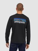 Patagonia P-6 Logo Responsibili Langærmet t-shirt blå