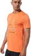 Reebok Workout Ready Graphic Tshirt Herrer Spar2540 Orange M