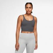 Nike Yoga Luxe Infinalon Crop Træningstop Damer Sports Bh Grå Xs