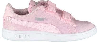 Puma Smash V2 Glitz Glam Sneakers Unisex Sko Pink 33