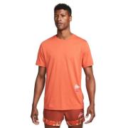 Nike Drifit Trail Tshirt Herrer Tøj Orange M