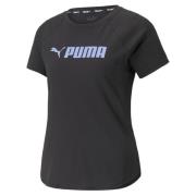 Puma Fit Logo Tshirt Damer Tøj Sort Xs