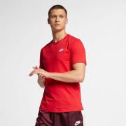 Nike Sportswear Club Tshirt Herrer Kortærmet Tshirts Rød M
