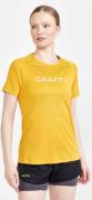 Craft Core Unify Logo Tshirt Damer Kortærmet Tshirts Gul M