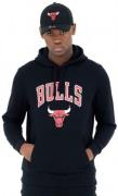 New Era Team Logo Chicago Bulls Hættetrøje Herrer Tøj Sort Xl