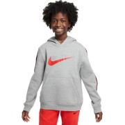 Nike Sportswear Repeat Fleece Hættetrøje Drenge Tøj Grå 137147 / M