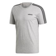 Adidas Essentials 3stripe Tshirt Herrer Kortærmet Tshirts Grå Xl