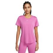 Nike Drifit One Trænings Tshirt Damer Tøj Pink Xs