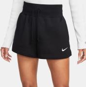 Nike Sportswear Phoenix Fleece Highwaist Shorts Damer Shorts Sort Xs