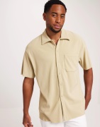 Jack & Jones Jormykonos Plisse Resort Ss Shirt Kortærmede skjorter Fie...