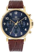 Tommy Hilfiger Herreur 1710380 Blå/Læder Ø46 mm