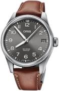 Oris Herreur 01 751 7761 4063-07 6 20 07LC Aviation Grå/Læder Ø41