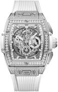 Hublot Herreur 642.NE.2010.RW.1604 Big Bang 42Mm Skeletskåret/Gummi