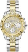 Guess Dameur GW0771L3 Majesty Sølvfarvet/Gul guldtonet stål Ø40 mm