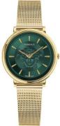 Versace VE8102519 V Circle Grøn/Gul guldtonet stål Ø38 mm