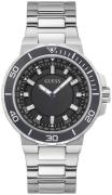 Guess Herreur GW0426G1 Sort/Stål Ø44 mm