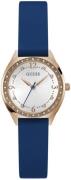 Guess Dameur GW0820L2 Charlotte Sølvfarvet/Gummi Ø30 mm