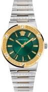 Versace Dameur VEVH00720 Greca Logo Grøn/Stål Ø38 mm