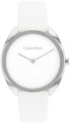 Calvin Klein Dameur 25200274 Adorn Hvid/Læder Ø34 mm