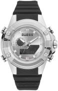 Guess Herreur GW0341G1 G Force Sølvfarvet/Gummi Ø47 mm