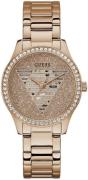 Guess Dameur GW0605L3 Idol Rosa guldfarvet/Rosaguldtonet stål Ø38 mm