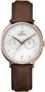 Obaku Herreur V193GMVIRN Classic Sølvfarvet/Læder Ø40 mm