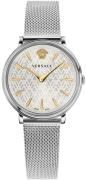 Versace Dameur VE8100519 V Circle Sølvfarvet/Stål Ø38 mm