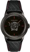 Versace Herreur VERD00218 Palazzo Empire Sort/Læder Ø43 mm