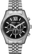 Michael Kors Herreur MK8602 Lexington Sort/Stål Ø44 mm