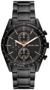 Michael Kors Herreur MK9113 Accelerator Sort/Stål Ø42 mm