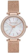 Michael Kors Dameur MK4519 Darci Hvid/Rosaguldtonet stål Ø39 mm