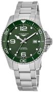 Longines Herreur L3.781.4.06.6 Hydroconquest Grøn/Stål Ø41 mm